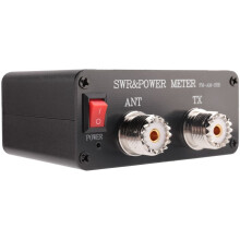 CQV-SWR120 120W Digital Power Standing Wave Meter High Standing Wave Alarm Function 240 x 240 Full Color HD Display