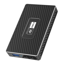 4K HD Video Capture Card USB3.0 Game Live Streaming and Capture Video Recorder with Microphone  Input