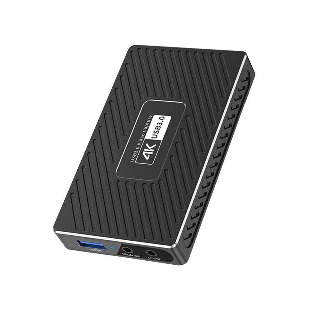 4K Hd Video Capture Card Usb3.0 Game Live Streaming And Capture Video Recorder With Microphone Input 4712402134950