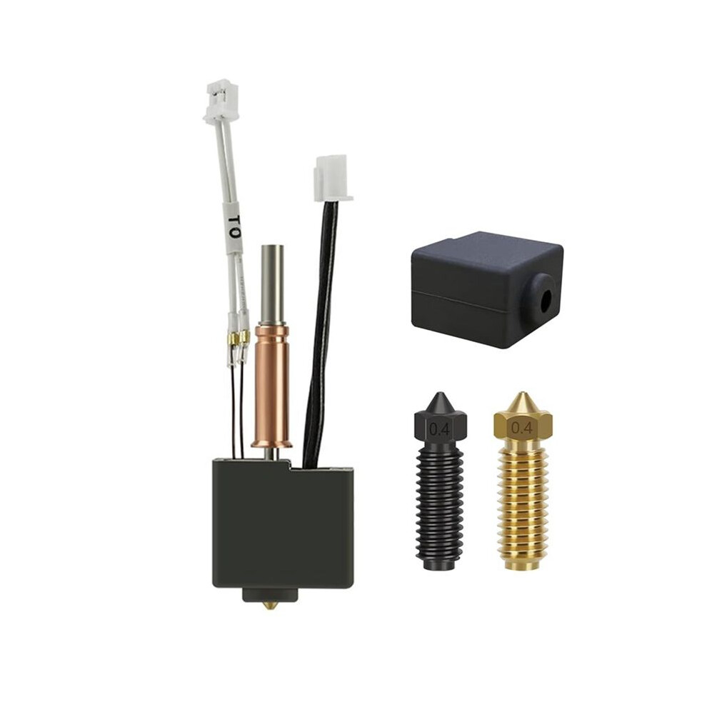 Hotend For Kobra-3 Combo Print- Extruder Kit Heater Block Heating-Cartridge Thermistor With Extra 0.4Mm Nozzles 6033240916958