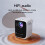 S10 1080P  Projector -Compatible Android Portable Projector 5G Wifi Home Theater White EU PLUG 9