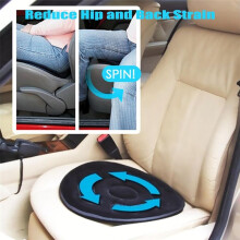 360 Drehbares Sitzkissen Fürs Auto, 360 Drehbares, Rutschfestes Sitzkissen, 360 Drehbares Sitzkissen, Drehbarer Autositz,B