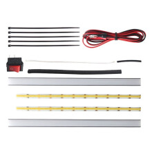 Barre Lumineuse LED pour Prusa MK4 Double Bande Lumineuse LED 24 V Kit Ultra Lumineux pour Accessoires D'Imprimante 3D Prusa MK4
