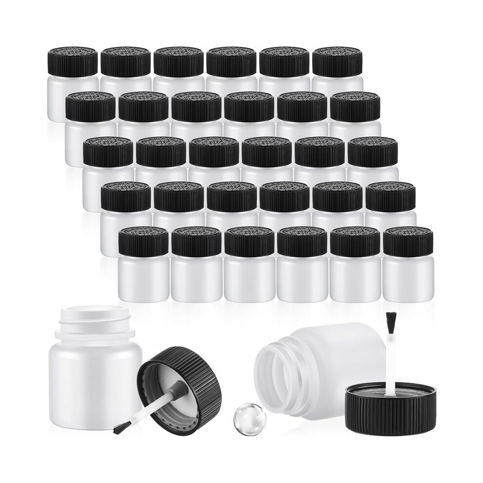 60 Pieces Touch Paint Bottles 30 Ml Empty Touch Paint Container With Brush & Mixing For Chip Repair Car 6033887343735