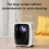 S10 1080P  Projector -Compatible Android Portable Projector 5G Wifi Home Theater White EU PLUG 10
