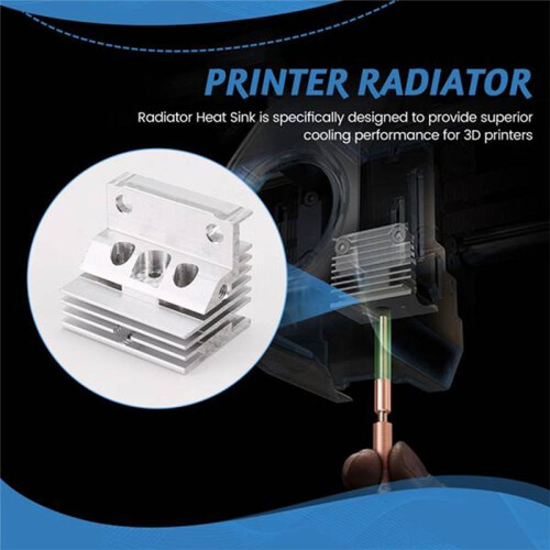 For  K1/MAX Radiator for 3D Printer Accessories Heat Sink 1pcs 2