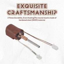 Para -3 V3 Hotend Kit, Kit de Bloco de Aquecimento Cerâmico Aquecimento Rápido Condutividade Térmica Cerâmica com Bico Integrado