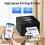 Thermal Label Printer, / USB 4X6 Shipping Label Printer for Shipping Packages,for Windows /IOS/Android EU Plug 6