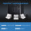 For  K1/MAX Radiator for 3D Printer Accessories Heat Sink 3pcs 6