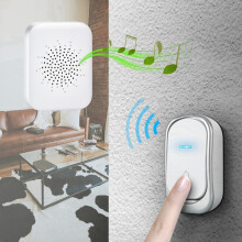 Drahtlose Türklingel für Den Außenbereich, USB-Schnittstelle, Fernbedienung für Zuhause, Klingel-Set, Hausglocke, Türklingel
