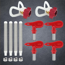 Omkeerbare Airless SprayPaint Tip Nozzles met Tip Guard Nozzle Seats & Verfspuitpistoolfilters voor Airless Sprayer