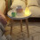 Round Table White Bedside Table Coffee Table Home Decoration Bed Table 3