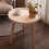 Round Table White Bedside Table Coffee Table Home Decoration Bed Table 5