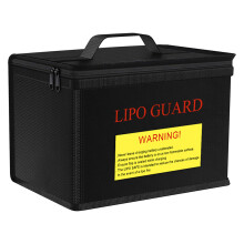 Explosionproof Waterproof Battery Carrying Bag with Zippers 21.516.514.5cm