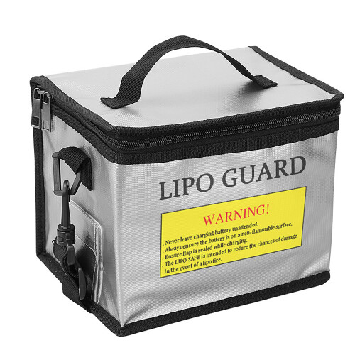 Fireproof Safe Battery Storage Bag 21.5x16.5x14.5cm Waterproof Protective Pouch 2