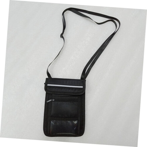 Waterproof Travel Passport Holder RFID Blocking Neck Pouch with Hidden AntiTheft Design 2