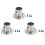 3X Closet Wardrobe 22mm Dia Pipe Hanging Rail Rod End Support Bracket 1