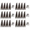 Furniture Box Rotatable Folding Lid Support Hinge Bronze Tone 24Pcs 1