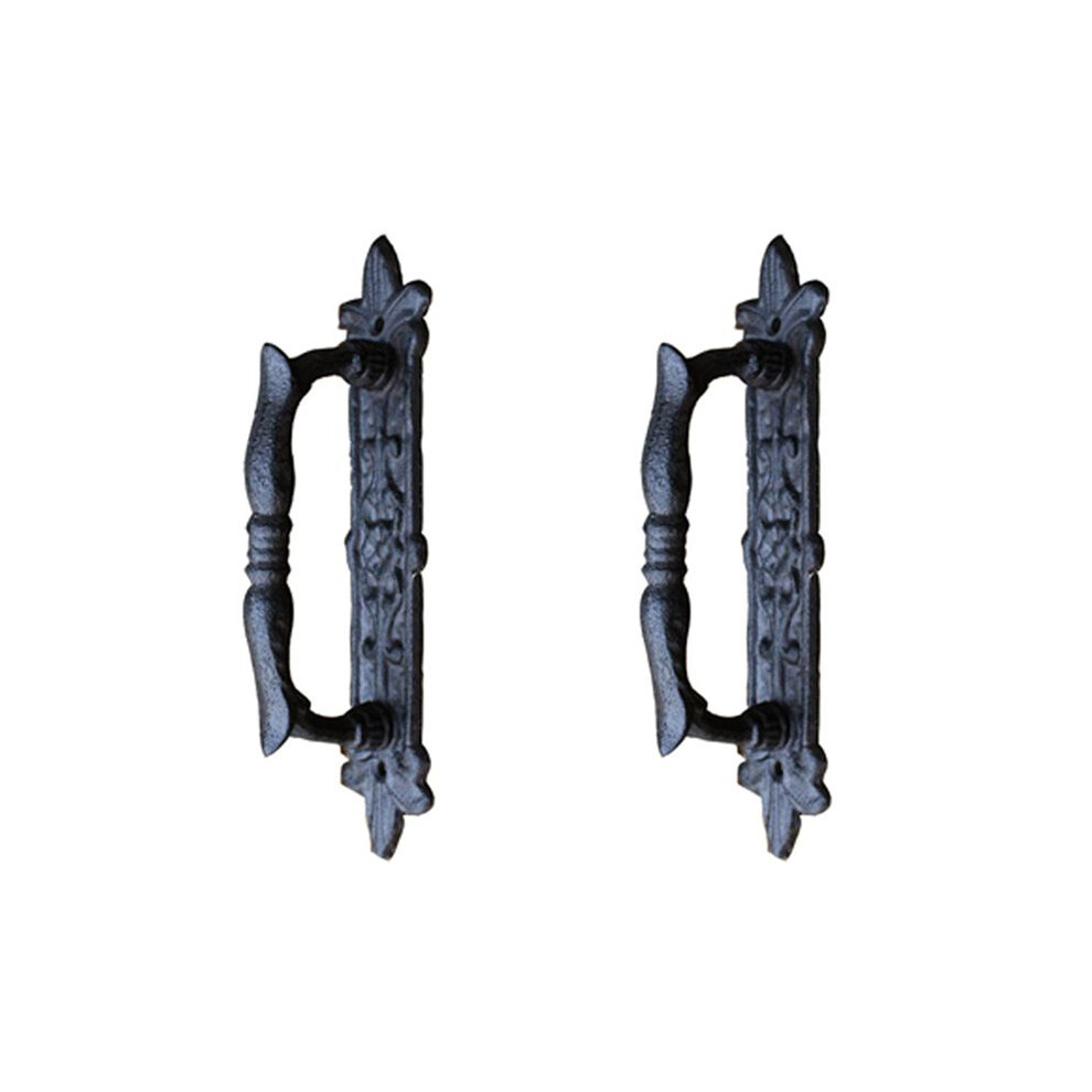 2X European Retro Cast Iron Door Handles For Garden/Courtyard Door Handle Decoration For Home Door 4713941182778