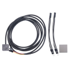 Computer Desktop PC Motherboard External Start Power /Off Button Extension Cable for DIY Button Black