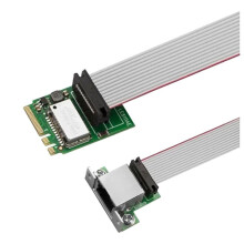 Cartes Réseau M.2(A+E) Carte Réseau 1000 Mbps Gigabit Ethernet 10/100/1000 M RJ45 LAN Adaptateur Réseau pour Ordinateur PC