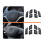 Car Steering Wheel Button Covers Control Menu  Button Cover Volume for  X1 E84 3 Series E90 E91 E92 E93 (B) 5