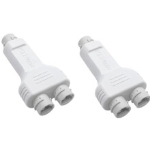 Estensore/Ripetitore POE Impermeabile 100M 1 In 2 Uscite Collega e Usa Ad Alta Potenza da Esterno 30W per AP Telecamera IP NVR  PoE