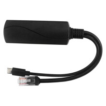 Para Raspberry Pi 4B Poe Splitter 10/100/1000Mbps 5V 3A Tipo C Poe Splitter para Raspberry Pi 4B