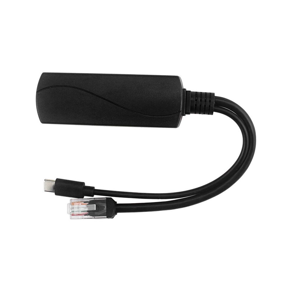 For Raspberry Pi 4B Poe Splitter 10/100/1000Mbps 5V 3A Type C Poe Splitter For Raspberry Pi 4B 6034087650289