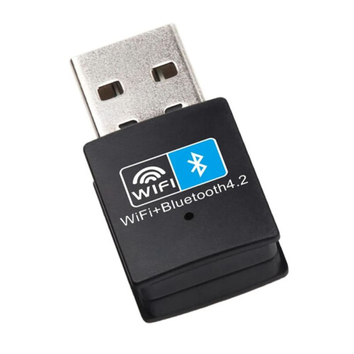USB Wifi -Compatible Adapter V4.2 Wireless Network Card Wifi Antenna Transmitter PC Lan Internet Receiver