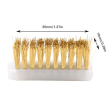 Outil de Nettoyage D'Imprimante 3D, Brosse à Dents en Fil de Cuivre pour -3/CR-10/-5 Hotend, Buse de Nettoyage, Bloc Chauffant, Lit Chaud