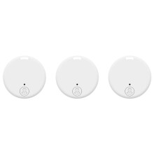 3 Pack GPS Tracker for Vehicles Key Finder GPS Tracker GPS Tracker Pet GPS Tracker White