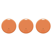 3 Pack GPS Tracker for Vehicles Key Finder GPS Tracker  GPS Tracker Pet GPS Tracker Orange