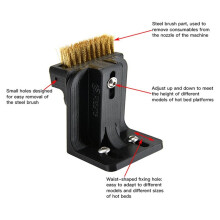 3D-Drucker-Reinigungswerkzeug, Kupferdraht-Zahnbürste für -3/CR-10/-5 Hotend, Reinigungsdüse, Heizblock, Heißes Bett