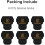 6Pcs Printer Hotend Silicone Socks,High Temperature Extruder Heating Block Silicone Cover for  A1/A1 5
