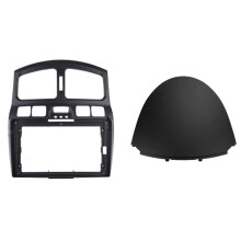 9 Tums Ram för Bilstereo GPS-Navigering Fascia Panel Bil DVD-Ram Fascia för SANTA FE 2002-2006 Tucson