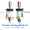Ceramic Heating Block 320C High Tem High Flow 600mm/S High Speed Printiting 60W Heating for K1/K1 MAX 3D Printer, A 6