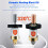 Ceramic Heating Block 320C High Tem High Flow 600mm/S High Speed Printiting 60W Heating for K1/K1 MAX 3D Printer, A 4