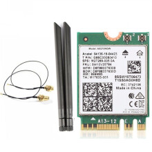AX210NGW WIFI6E WiFi-Karte 5374 Mbit/S Tri-Band 2,4G/5G/6G 5.2 MU-MIMO Drahtlose Netzwerkkarte mit 8DB-Antennen-Kit