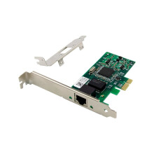 Carte Réseau Gigabit 82573L PCIE-X1 Carte Ethernet Gigabit Haut Débit RJ45 à Port Unique pour Linux Win 7/8/10