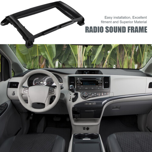 Quadro Estéreo Multimídia de Áudio Do Carro 9 Polegadas para  Sienna 2010-2014 Interior Do Carro Android Video DVD Player 2