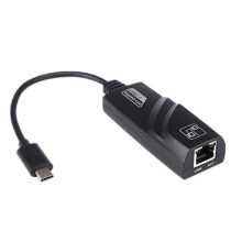 Type-C to RJ45 Gigabit USB3.1 Ethernet Adapter 1000 Mbps Network Card Ethernet Connector Portable for Laptop Desktop