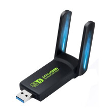 1800Mbps WiFi6 USB3.0 Network Adapter 802.11AX Dual Band 2.4G/5GHz Wireless WiFi Dongle Network Card Support Win10/11 PC