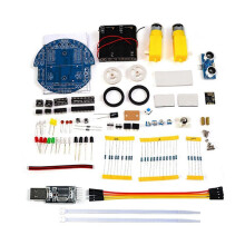 51 MCU Car Ultrasonic Obstacle Avoidance Car Tracking Ranging Robot Programming DIY Car Kit