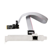 Carte Réseau Gigabit M.2 2,5 G Adaptateur Réseau de Jeu Industriel 2500 M M2 (Clé B + M) Carte Réseau à Puce I226