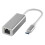 Adaptateur Type-C Vers Ethernet Convertisseur D'Interface Type-C Vers RJ45 pour  Types D'Ordinateurs Portables Argent 2