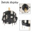 RKJXT1F42001 4-Way  Car Navigation Encoder Key Rocker  with Push  Encoder 10pcs 5
