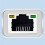 Adaptateur Type-C Vers Ethernet Convertisseur D'Interface Type-C Vers RJ45 pour  Types D'Ordinateurs Portables Argent 1