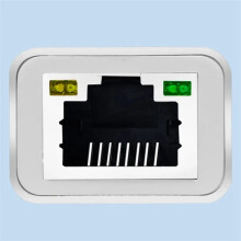 Adaptador Tipo C A Ethernet Convertidor de Interfaz Tipo C A RJ45 para Todo Tipo de Portátiles Gris