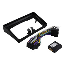 9-Calowy Adapter Konsoli Samochodowej dla  407 2004-2009 2DIN GPS Stereo Android Radio Zestaw Montażowy do Deski Rozdzielczej